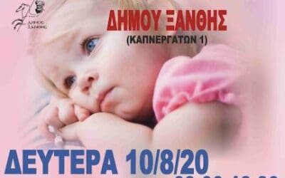 ΚΑΛΟΚΑΙΡΙΝΕΣ ΕΘΕΛΟΝΤΙΚΕΣ ΑΙΜΟΔΟΣΙΕΣ ΣΤΗΝ ΑΙΘΟΥΣΑ ΤΟΥ ΚΑΠΗ ΤΟΥ ΔΗΜΟΥ ΞΑΝΘΗΣ